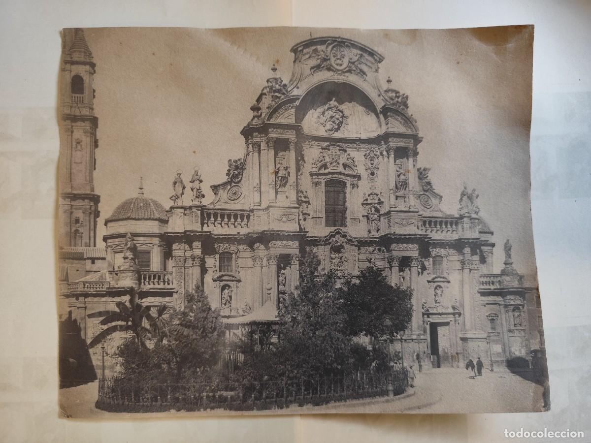 Fotograf&iacute;a antigua: Alb&uacute;mina original, FINALES DE 1800. CATEDRAL DE MURCIA