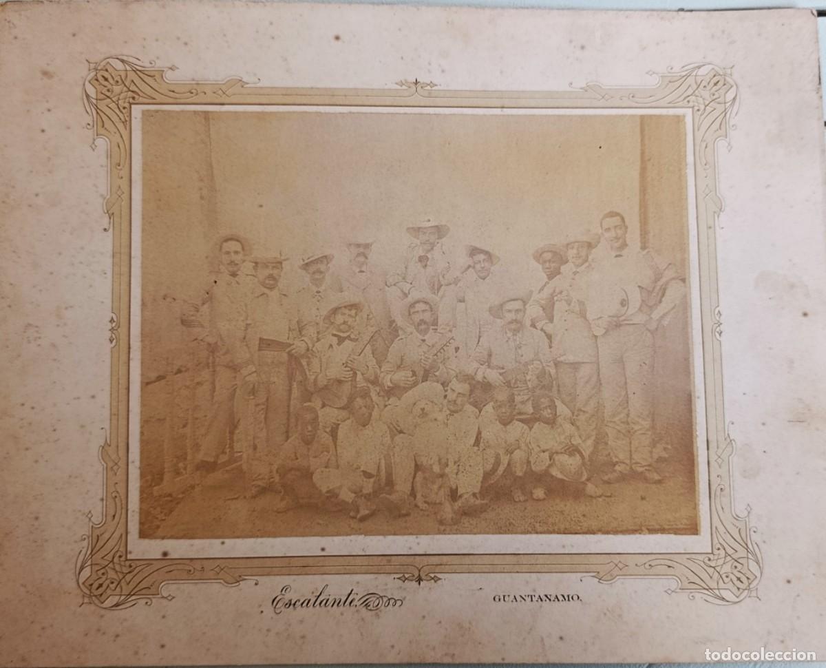 Fotograf&iacute;a antigua: FOTO ORIGINAL. FORMACI&Oacute;N MUSICAL. GUANT&Aacute;NAMO. CUBA. ESCALANTE.