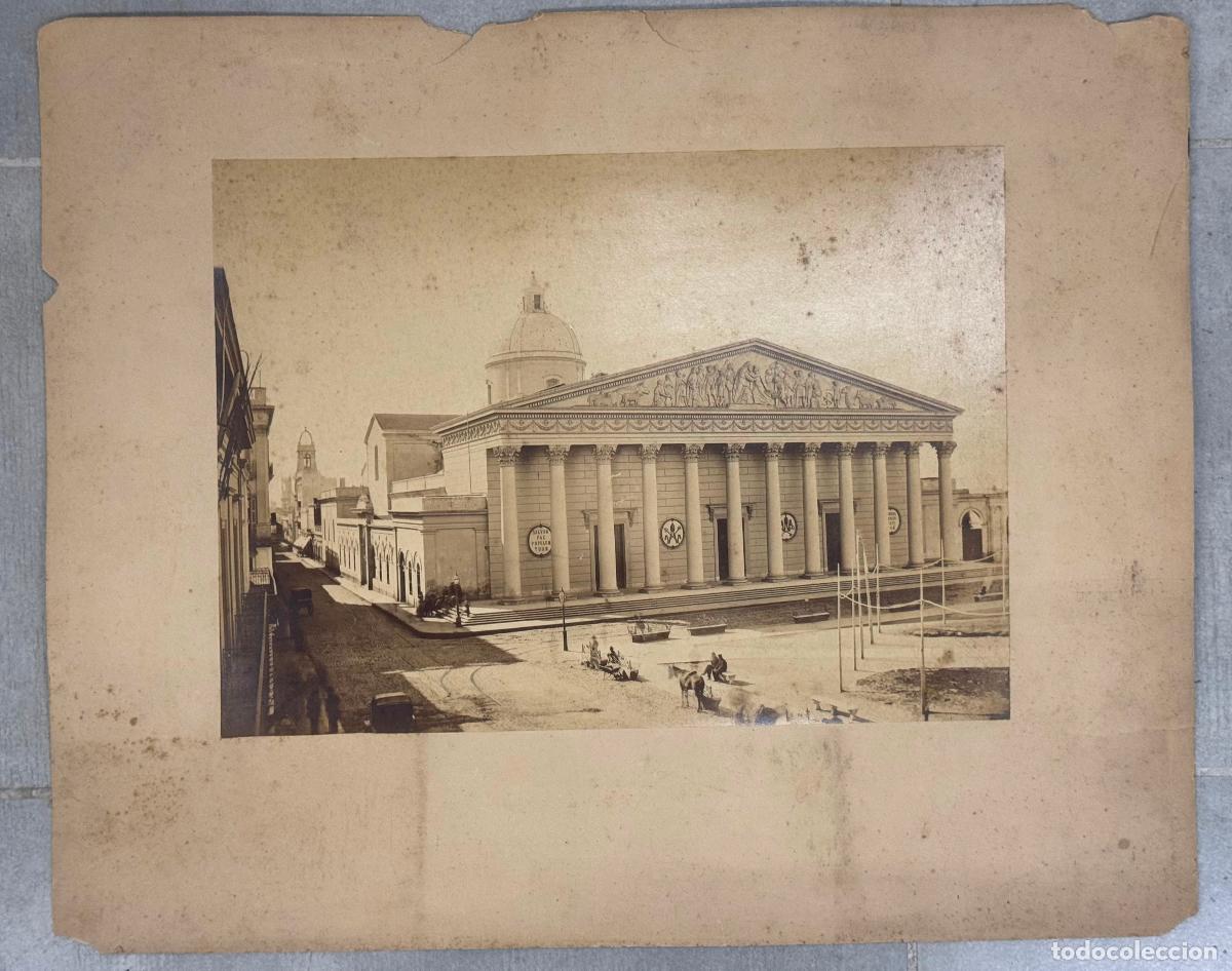 Fotografia antiga: ARGENTINA - BUENOS AIRES - CATEDRAL METROPOLITANA - FOTO BARTOLI - FOTOGRAFIA ALBUMINA ANTIGUA
