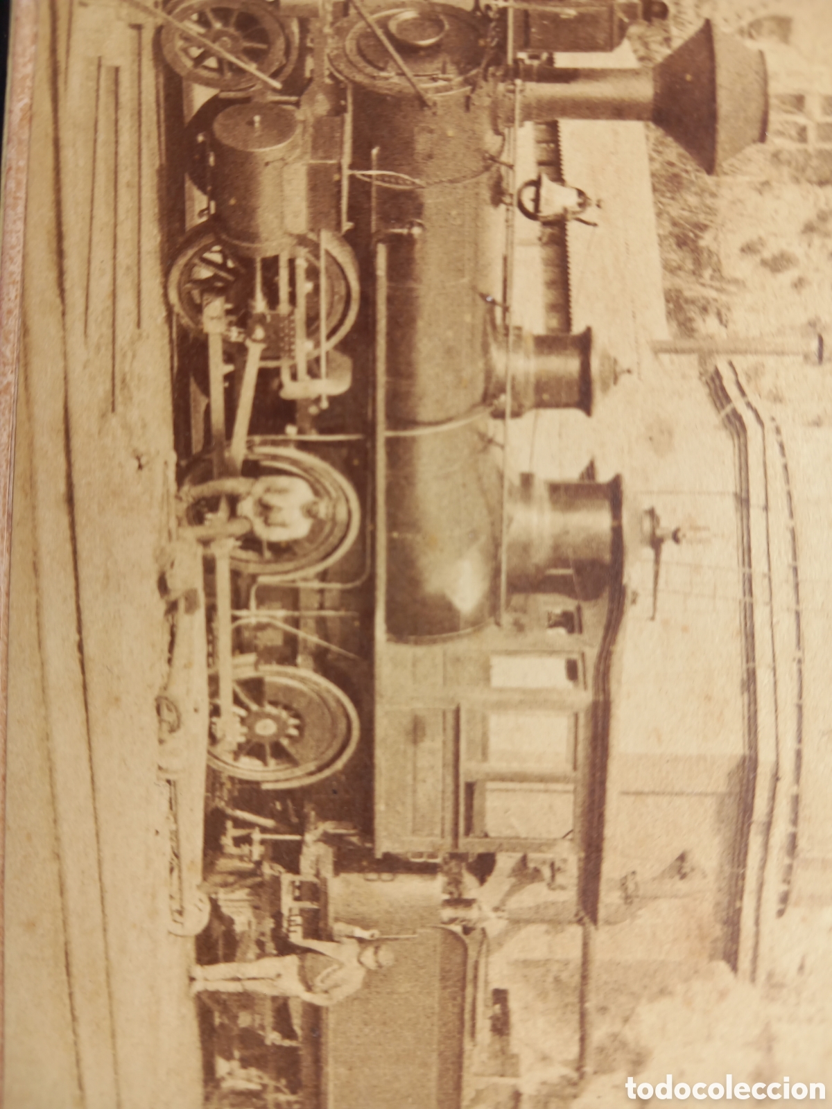 Fotograf&iacute;a antigua: EXTRAORDINARIA FOTOGRAF&Iacute;A ALBUMINA DE FERROCARRIL. TREN.
