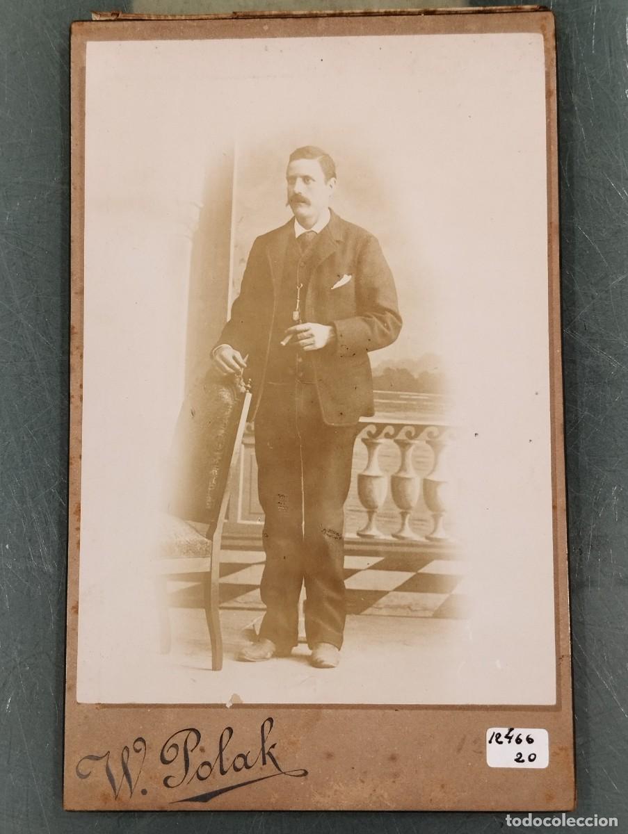 Fotograf&iacute;a antigua: FOTO ALBUMINA FOT&Oacute;GRAFO POLAK.