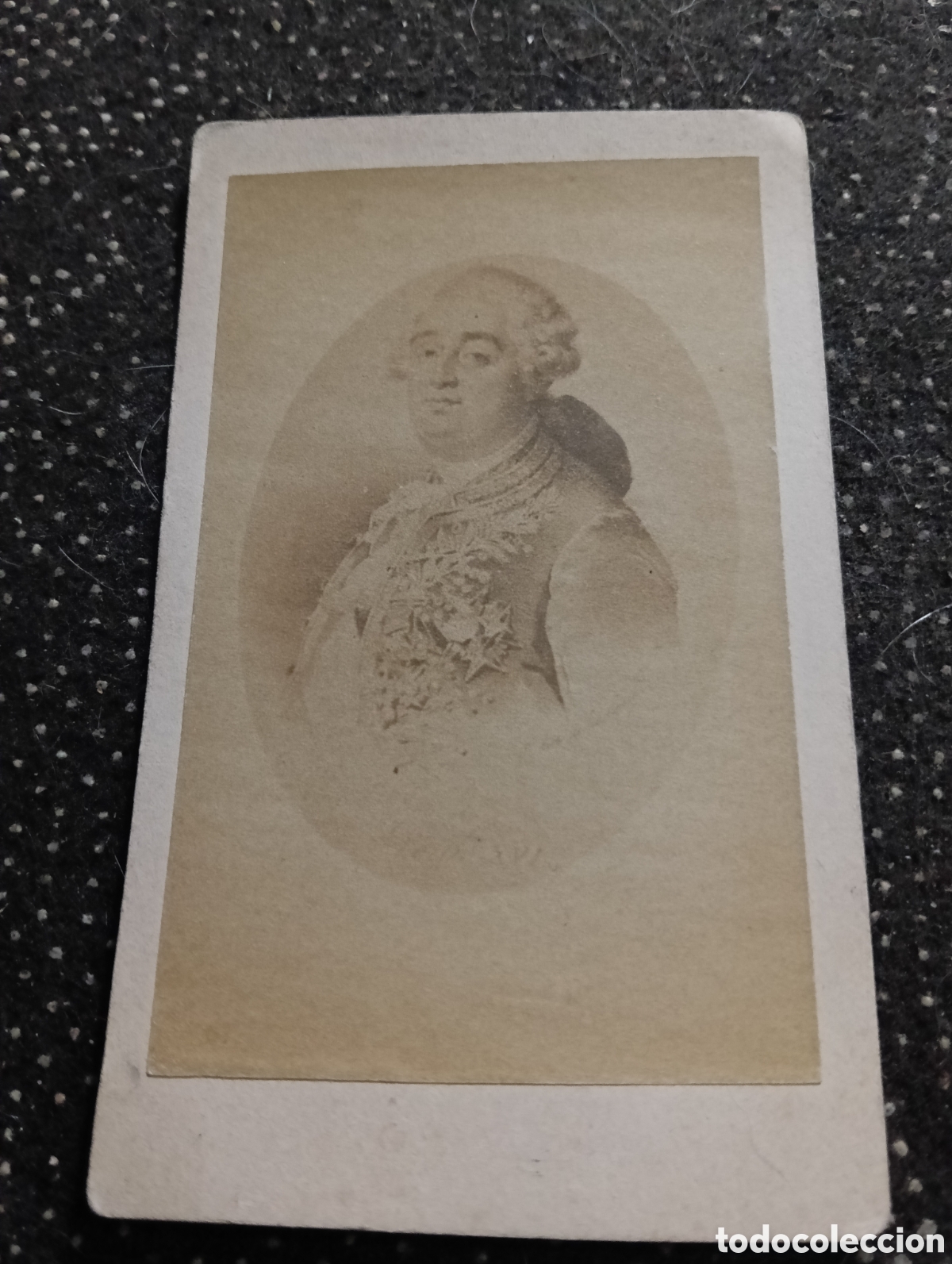 Fotograf&iacute;a antigua: 1880-1900 &Eacute;poca Victoriana Fotograf&iacute;a o dibujo de Luis XVI 10,5 x 6,5 cm aprox.