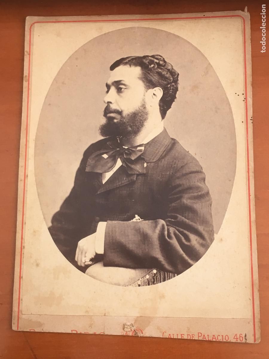 Fotograf&iacute;a antigua: foto albumina original fotografo roman ribas palma mallorca