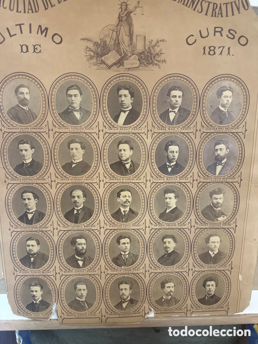 Fotograf&iacute;a antigua: facultad de derecho 1871