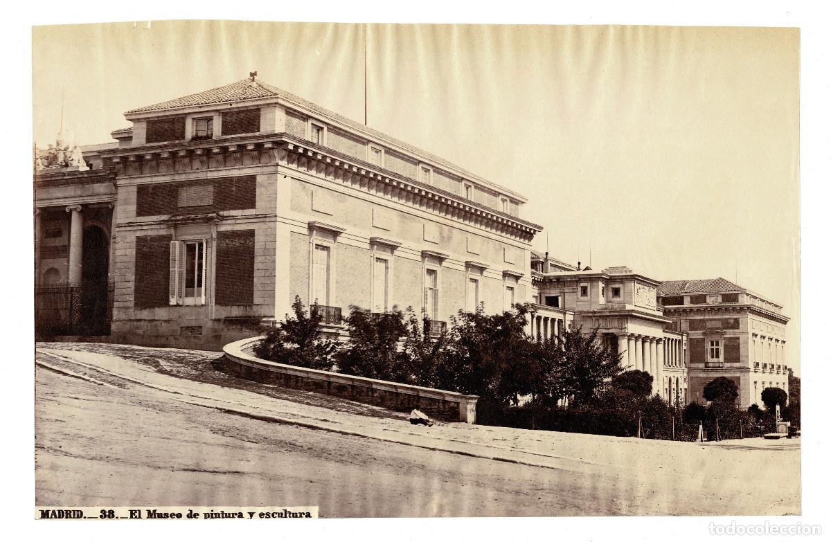 Fotografia antica: MADRID. 38. EL MUSEO DE PINTURA Y ESCULTURA. LAURENT. 21,5x32.5. APROX.