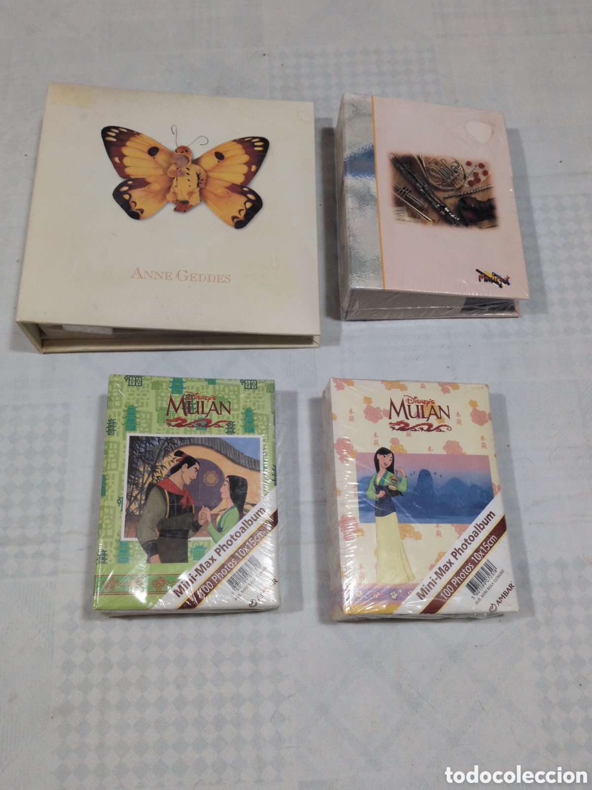 Fotograf&iacute;a antigua: Lote de 4 &aacute;lbumes (2 de Mulan Disney) de fotograf&iacute;as NUEVOS