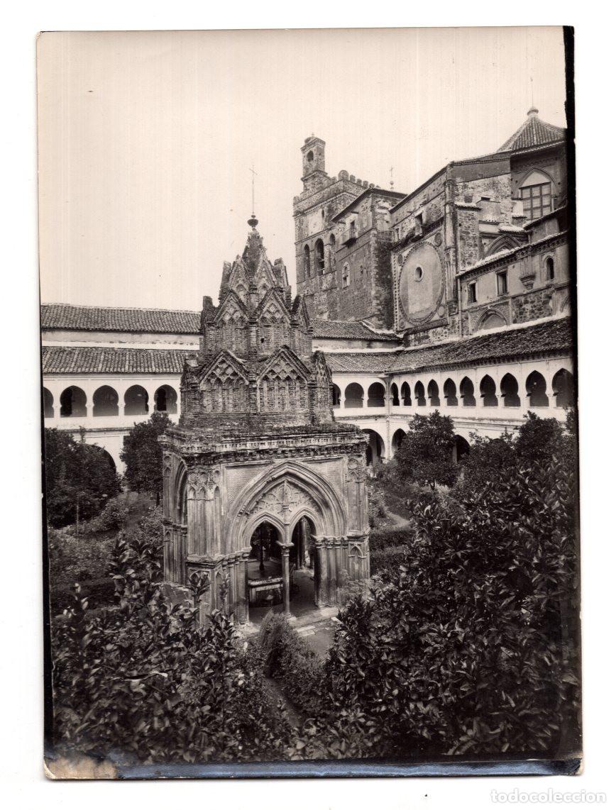 Alte Fotografie: GUADALUPE.(C&Aacute;CERES).- TEMPLETE MUD&Eacute;JAR SITUADO CLAUSTRO DEL REAL MONASTERIO DE SANTA MAR&Iacute;A 18X12