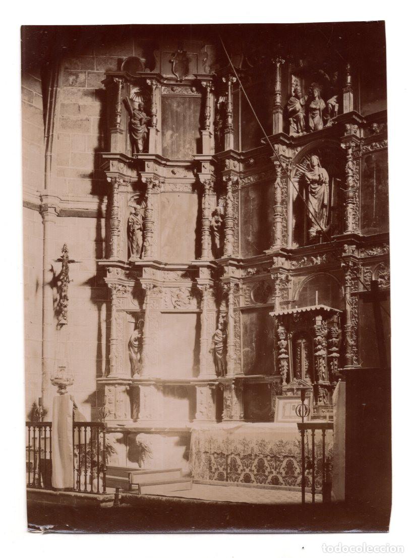 Alte Fotografie: C&Aacute;CERES. RETABLO DE ARROYO DE LA LUZ, UBICADO EN LA IGLESIA DE NUESTRA SE&Ntilde;ORA DE LA ASUNCI&Oacute;N 17X12.