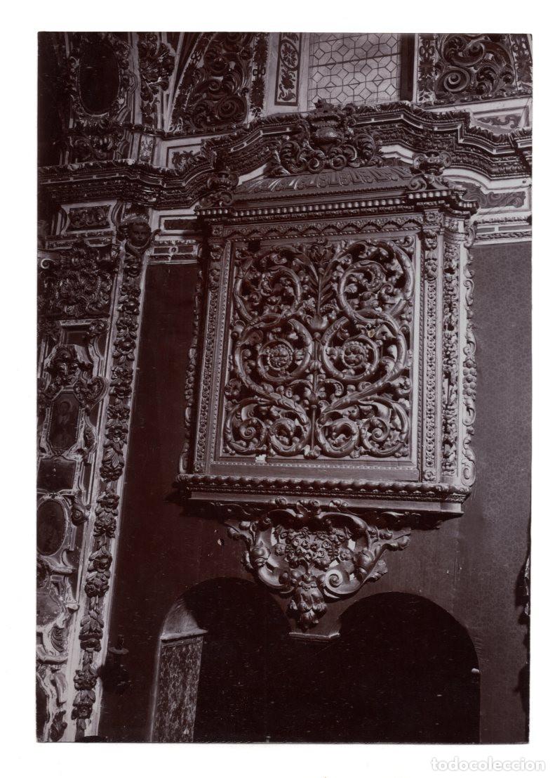 Fotografia antica: SEVILLA.- CAPILLA DE SAN JOS&Eacute;, DETALLE DE UNA DE LAS TRIBUNAS. 17,2X12.