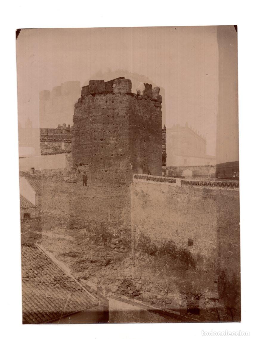 Fotografia antica: C&Aacute;CERES.- TORRE DEFENSIVA DE LA MURALLA. TORRE MOCHADA O LA TORREMOCHADA. 17X12,5.