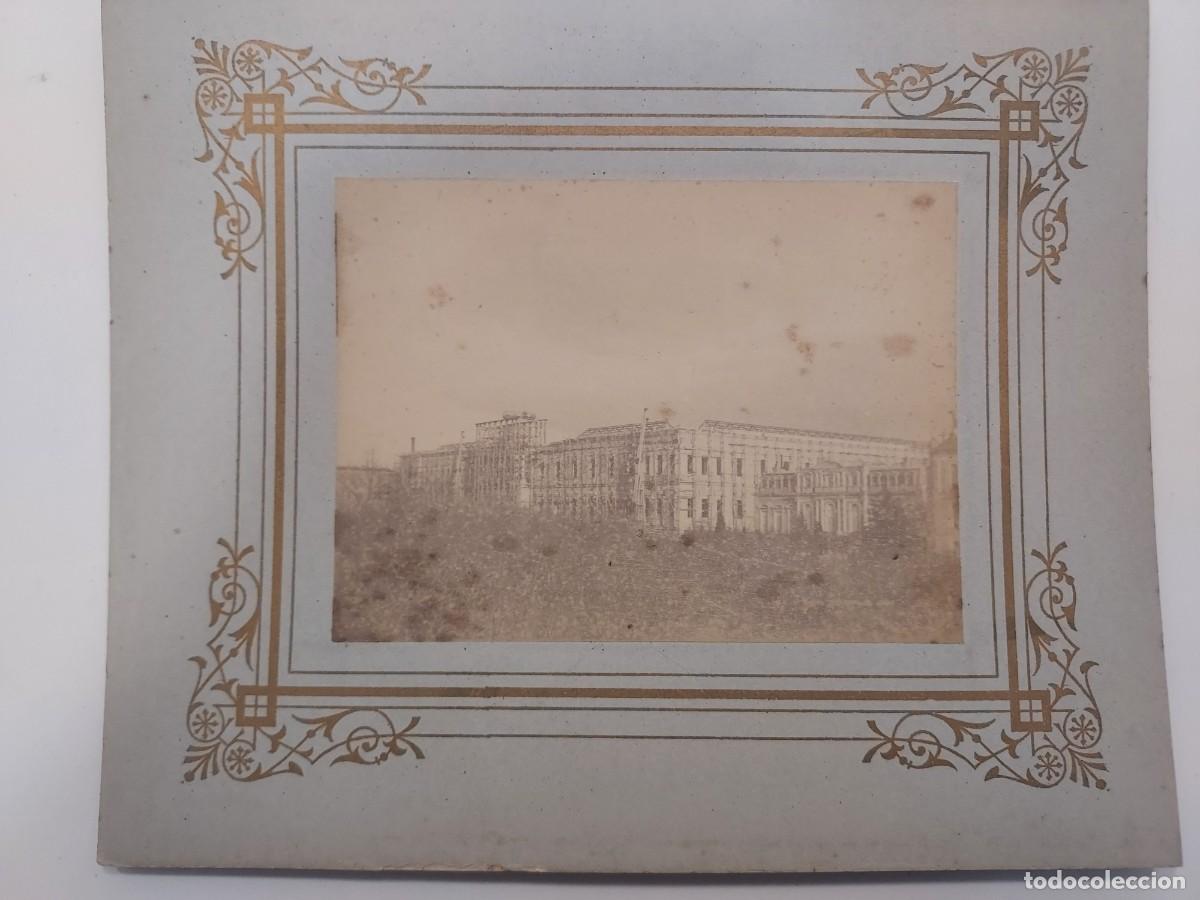 Fotograf&iacute;a antigua: FOTOGRAFIA ANTIGUA PALACIO MINISTERIO DE FOMENTO, MADRID, CONSTRUCCION. 11 x 8. Ca 1893-1897