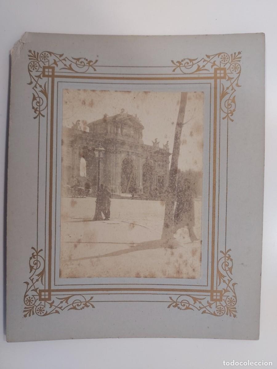 Fotograf&iacute;a antigua: FOTOGRAFIA ANTIGUA PUERTA DE ALCALA, MADRID. 11 x 8. Ca 1893-1897