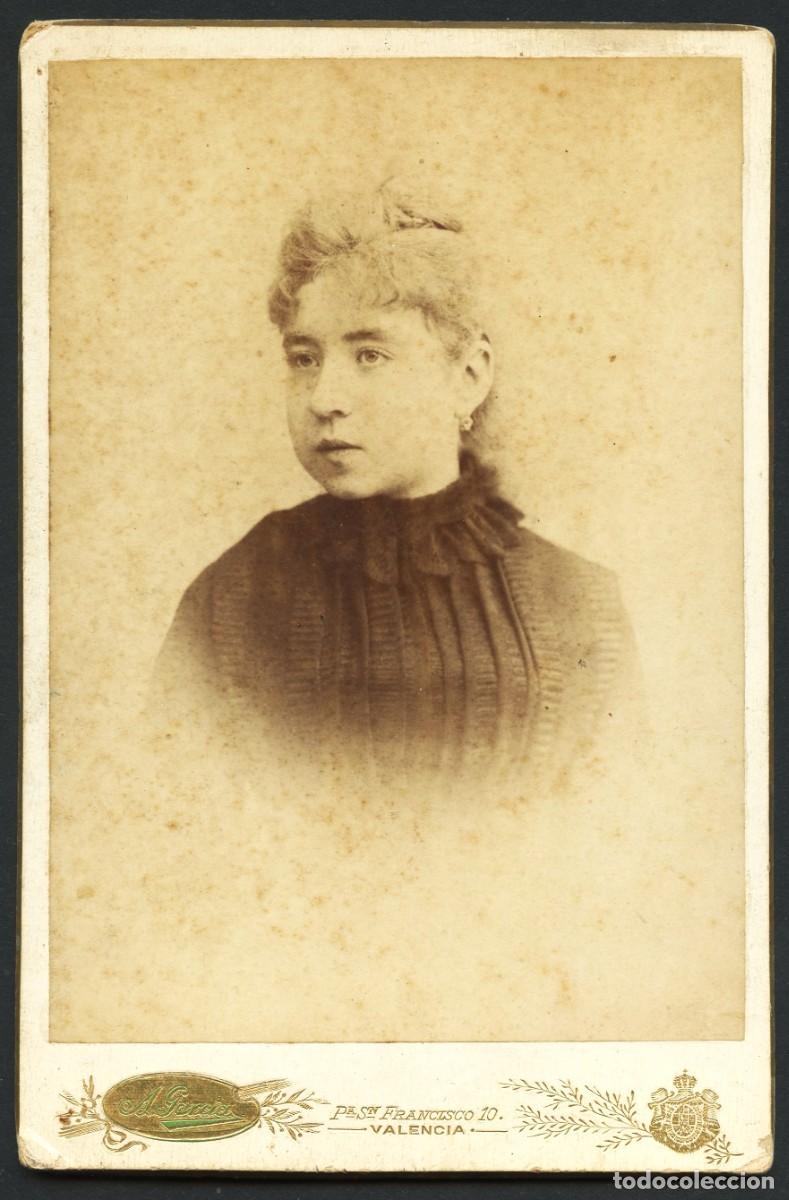 Fotograf&iacute;a antigua: FOTOGRAF&Iacute;A ART&Iacute;STICA, RETRATO FOTOGR&Aacute;FICO SE&Ntilde;ORA, FOT. A GARCIA, VALENCIA
