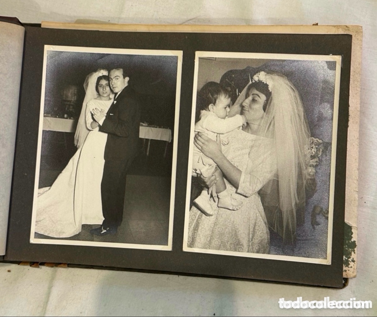 Fotografia antica: &aacute;lbum de fotos antiguo en blanco y negro originales