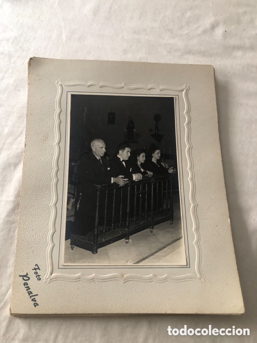Fotograf&iacute;a antigua: Lote de varios fotograf&iacute;as originales de boda pueblo de Elda Alicante