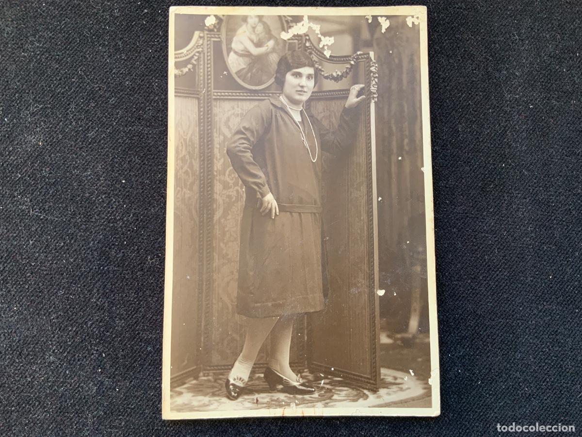 Fotograf&iacute;a antigua: Antigua fotograf&iacute;a de principios de siglo XX, 14x9cm. Estudi fotografic Daguerre , Barcelona.