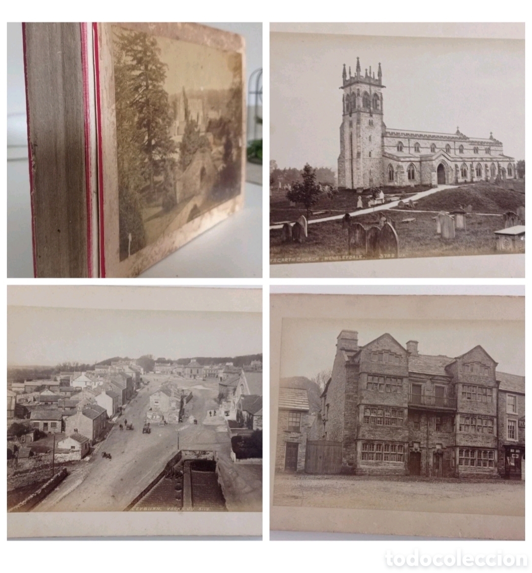 Antique Photography: Album victoriano Gran Breta&ntilde;a Great Britain UK Inglaterra England albumen CDV Yorkshire