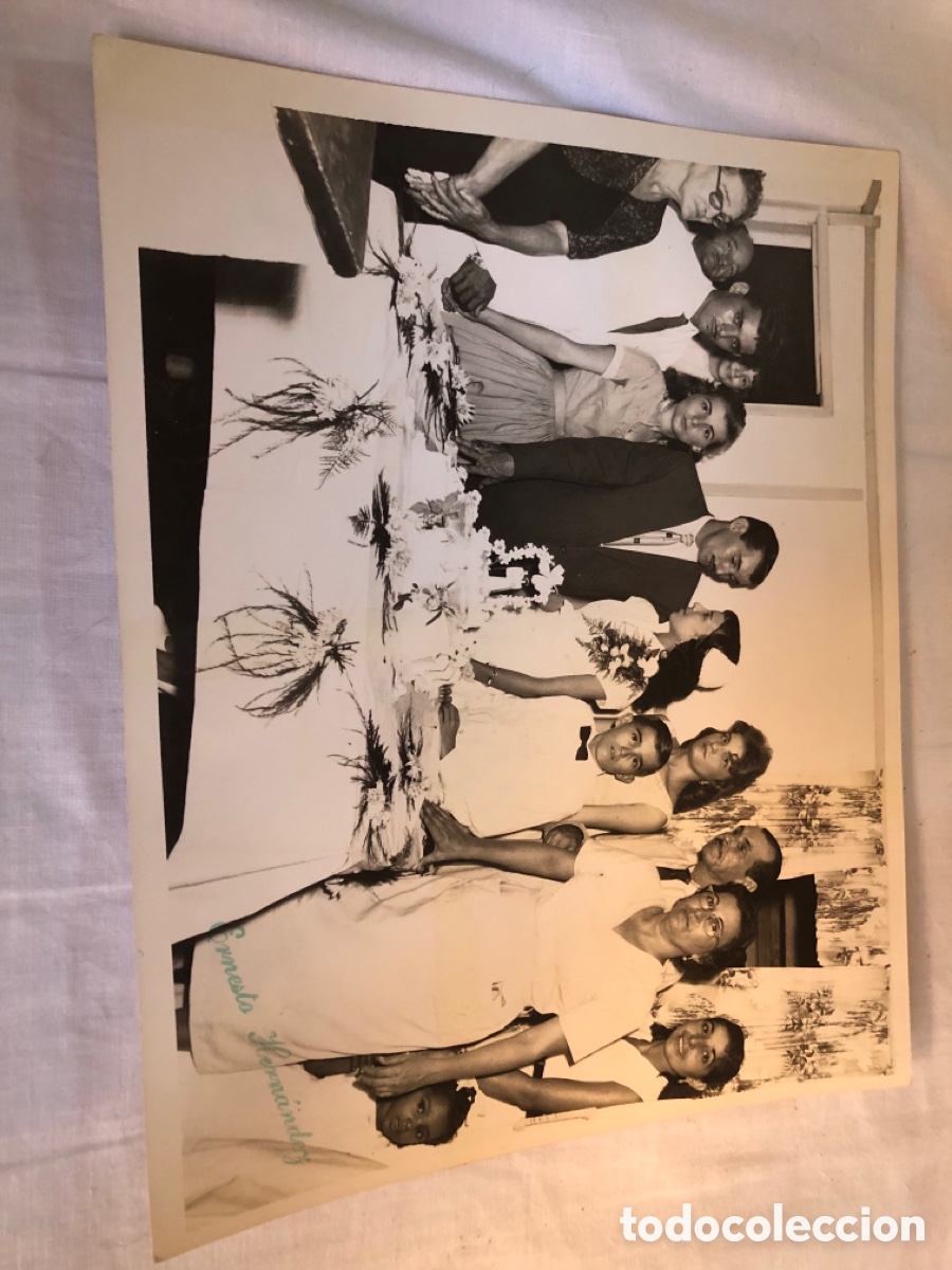 Fotografia antica: Fotograf&iacute;a de celebraci&oacute;n 1960 &ldquo;Familia Cubana&rdquo;