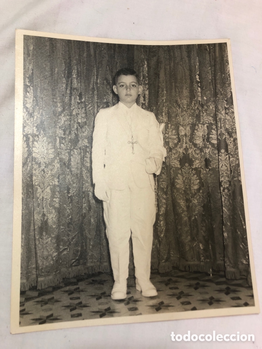 Antique Photography: Fotograf&iacute;a original de comuni&oacute;n a&ntilde;o 1960