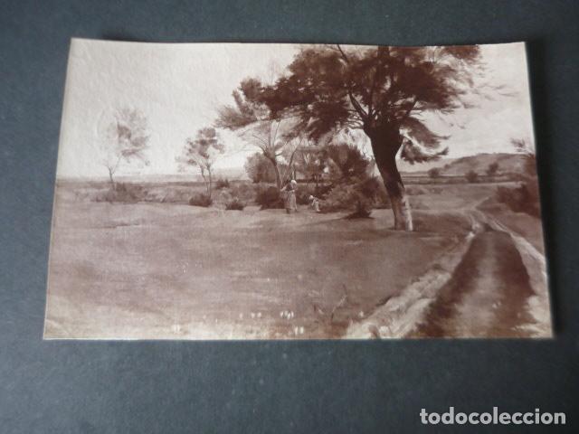 Antique Photography: PAISAJE DE CARLOS DE HAES ALBUMINA SIGLO XIX 12 X 19 CM