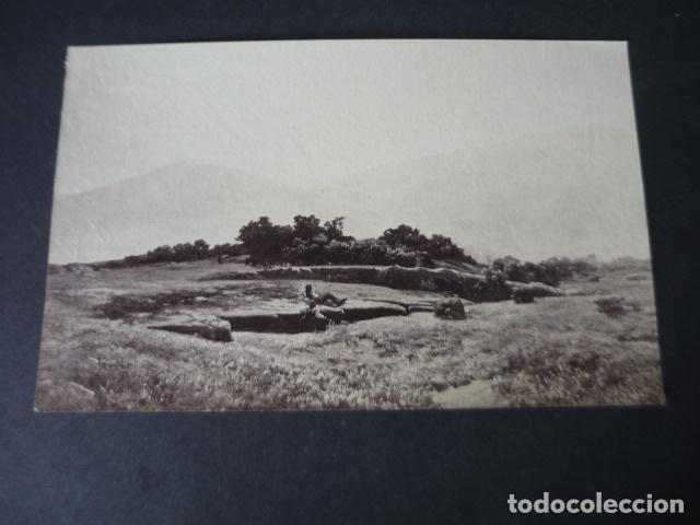 Antique Photography: PAISAJE DE CARLOS DE HAES ALBUMINA SIGLO XIX 13 X 20 CM