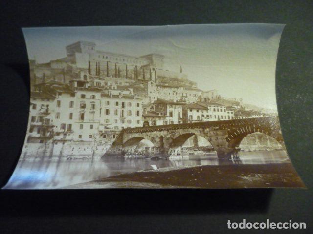 Fotograf&iacute;a antigua: VERONA ITALIA VISTA ALBUMINA SIGLO XIX 9,5 X 13 CM