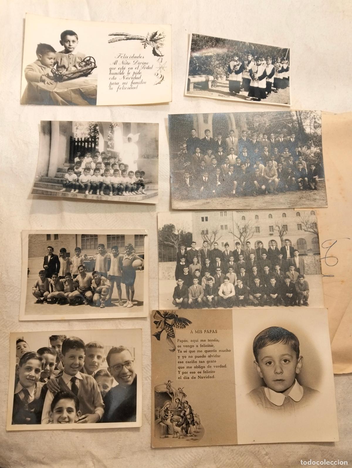 Fotografia antica: Lote de fotograf&iacute;as escolares Colegio de la Milagrosa Vilanova i la Geltr&uacute; 1963 colegio de curas