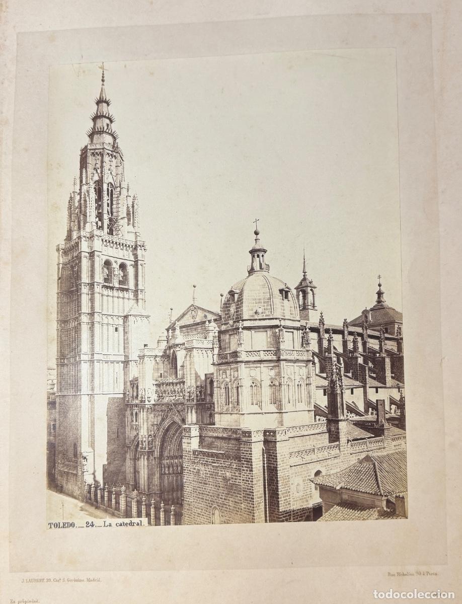 Fotograf&iacute;a antigua: TOLEDO.- 24. LA CATEDRAL. FOT LAURENT. 25,5X34CM.