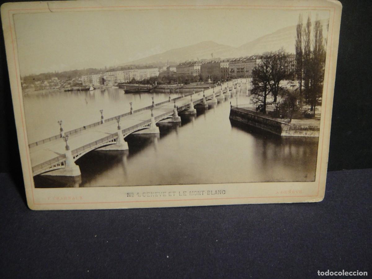 Fotograf&iacute;a antigua: geneve - fotografia en albumina - f. charnaux - geneve