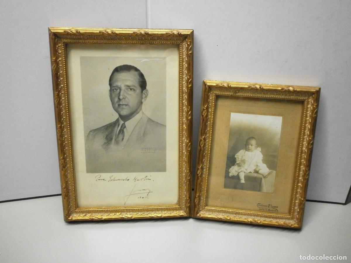 Fotograf&iacute;a antigua: fotografias monarquia espa&ntilde;ola juan de borbon dedicada y firmada y rey emerito de bebe ?