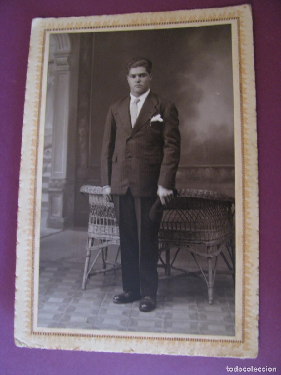 Fotograf&iacute;a antigua: ANTIGUA FOTO DE UN CABALLERO. ARBONA, CEUTA. 15,5X10,5 CM