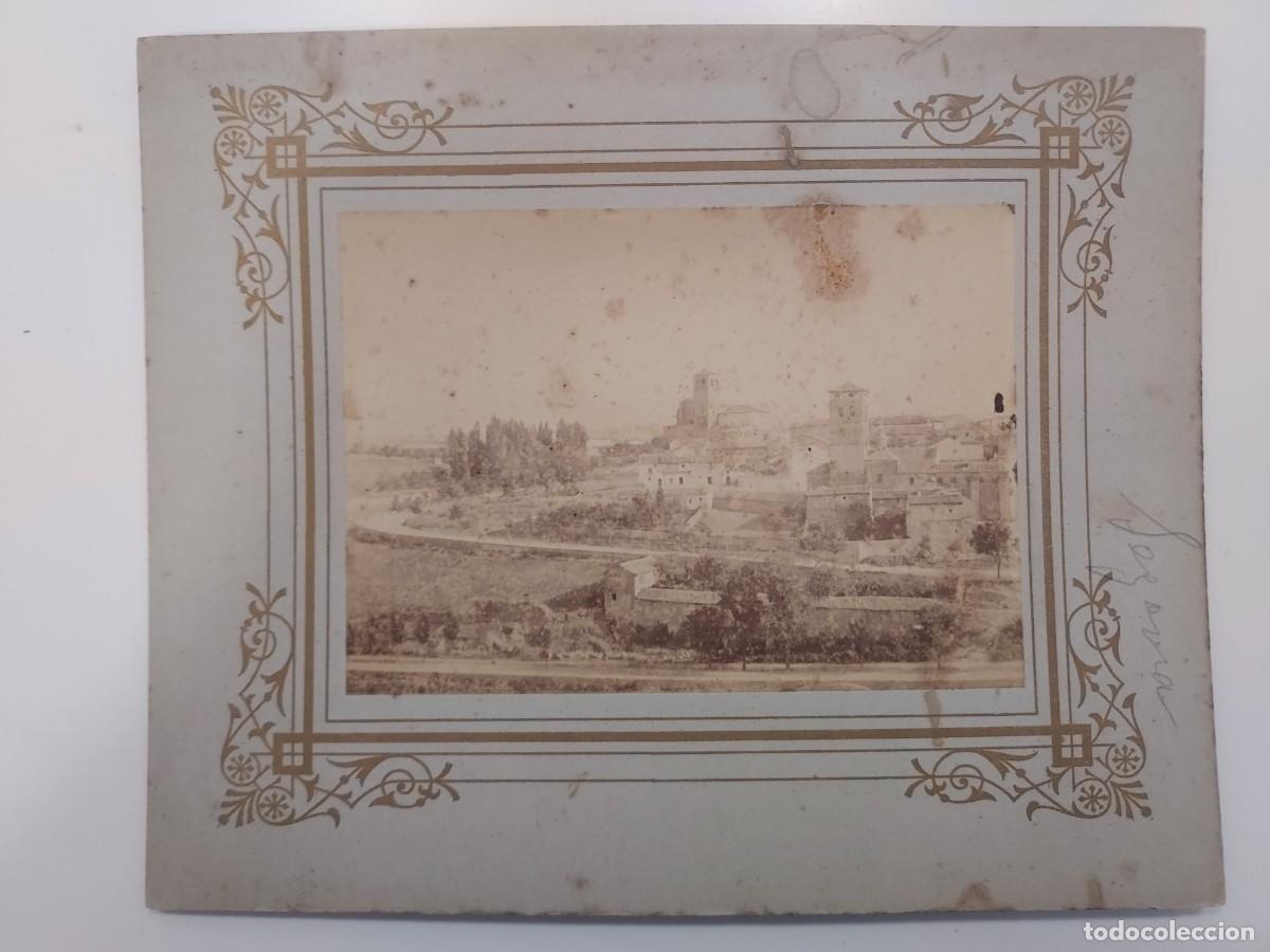 Fotograf&iacute;a antigua: FOTOGRAFIA ANTIGUA SEGOVIA VISTA PANORAMICA BARRIO DE SAN JUSTO Y EL SALVADOR (c. 1905-1910) 11 x 8.