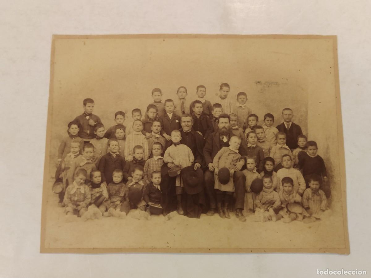 Fotograf&iacute;a antigua: COLEGIO DE NI&Ntilde;OS O ORFANATO - FOTOGRAFIA ALBUMINA ANTIGUA - (K-15.391)