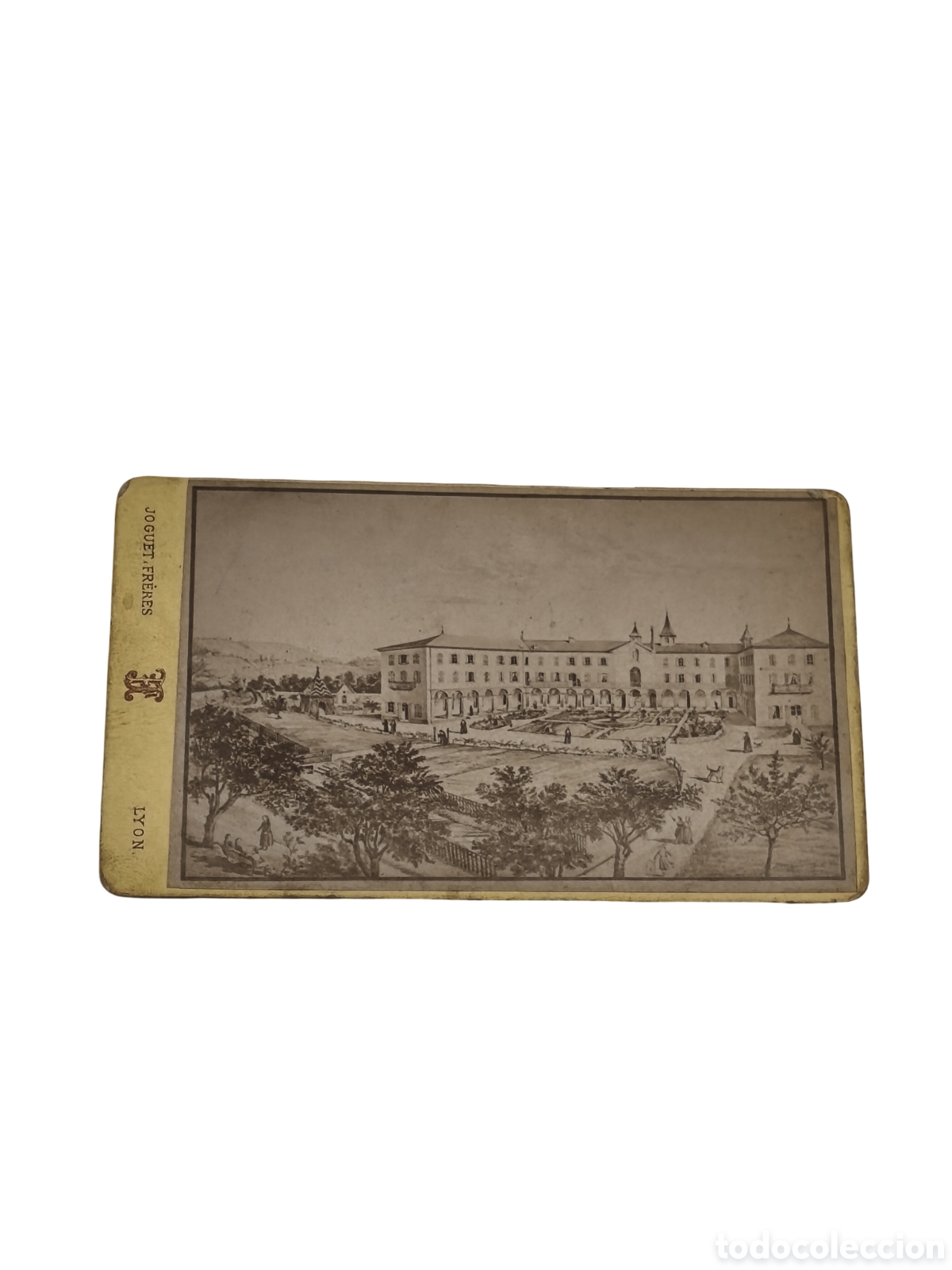 Fotograf&iacute;a antigua: TARJETA DE VISITA (CDV) - ILUSTRACI&Oacute;N FOTOMEC&Aacute;NICA - JOGUET FR&Egrave;RES (LYON) - C. 1880