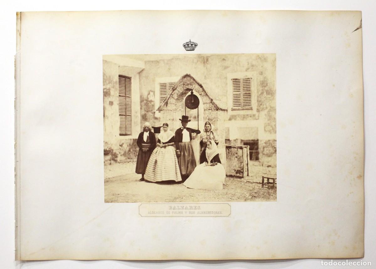 Fotograf&iacute;a antigua: ALB&Uacute;MINA ORIGINAL C. CLIFFORD. PALMA MALLORCA. BALEARES. 1860 Isabel II. MUY RARA