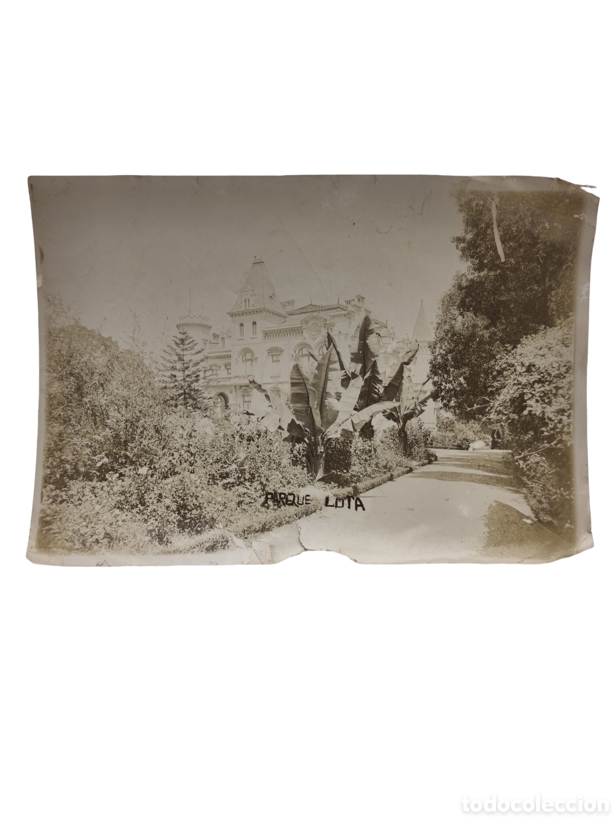 Photographie ancienne: FOTOGRAF&Iacute;A HIST&Oacute;RICA - PALACIO COUSI&Ntilde;O Y PARQUE LOTA (CHILE) - C. 1920