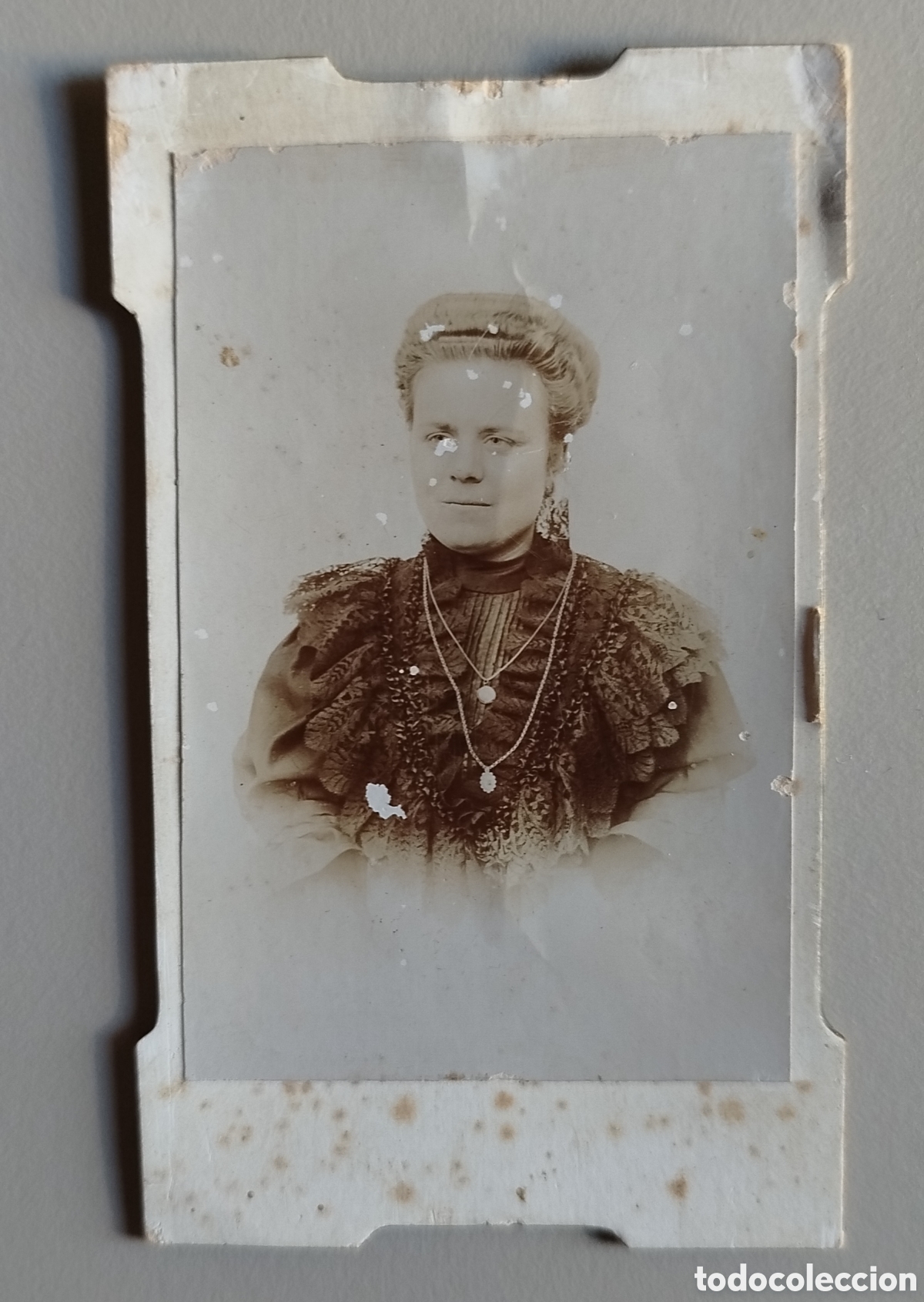 Fotograf&iacute;a antigua: Alb&uacute;mina se&ntilde;ora. Sin fot&oacute;grafo. Finales siglo XIX