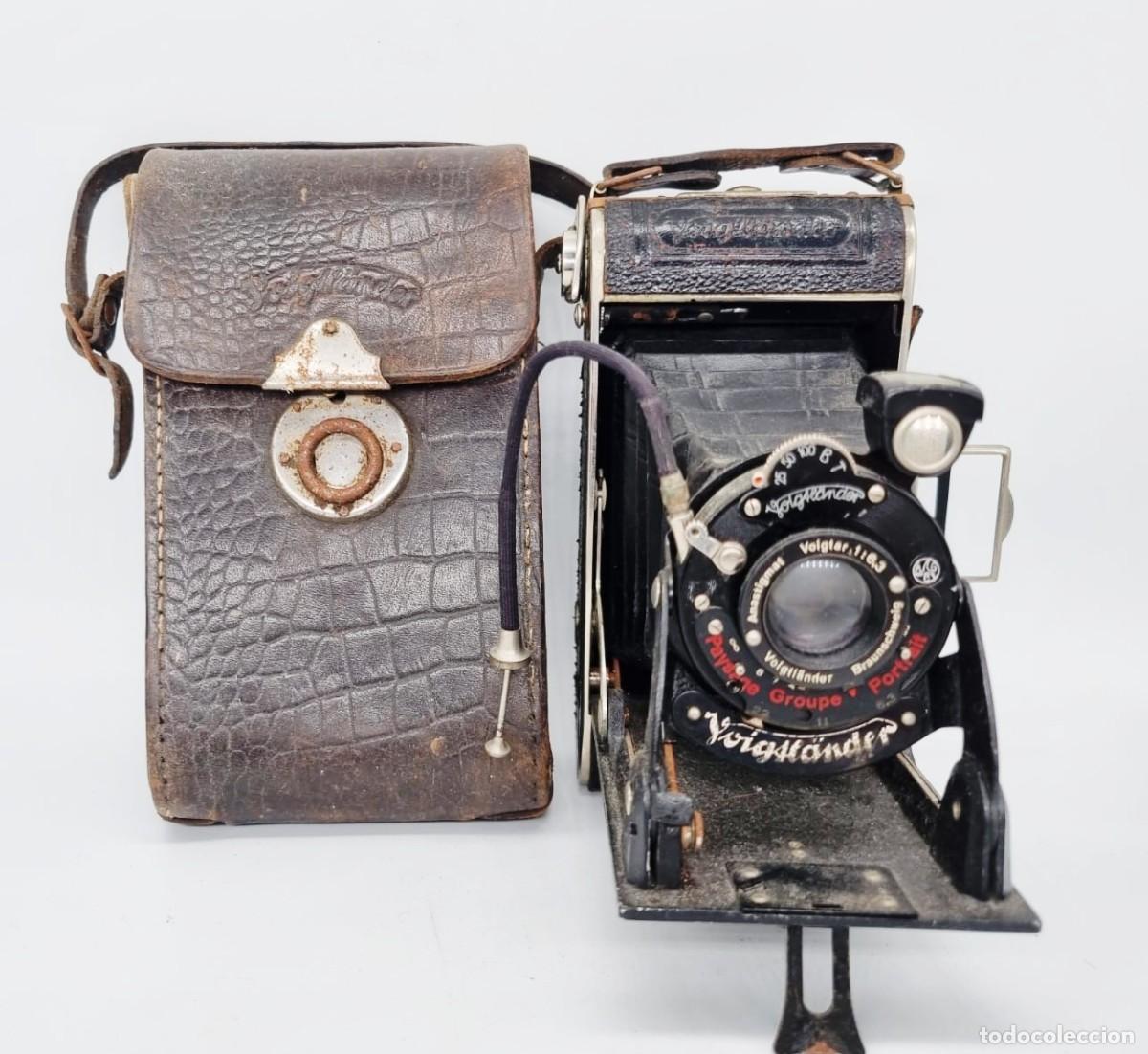 Fotograf&iacute;a antigua: ANTIGUA CANARA VOIGTL&Auml;NDER BESSA MODELO BESSA ROLLFILM 6X9