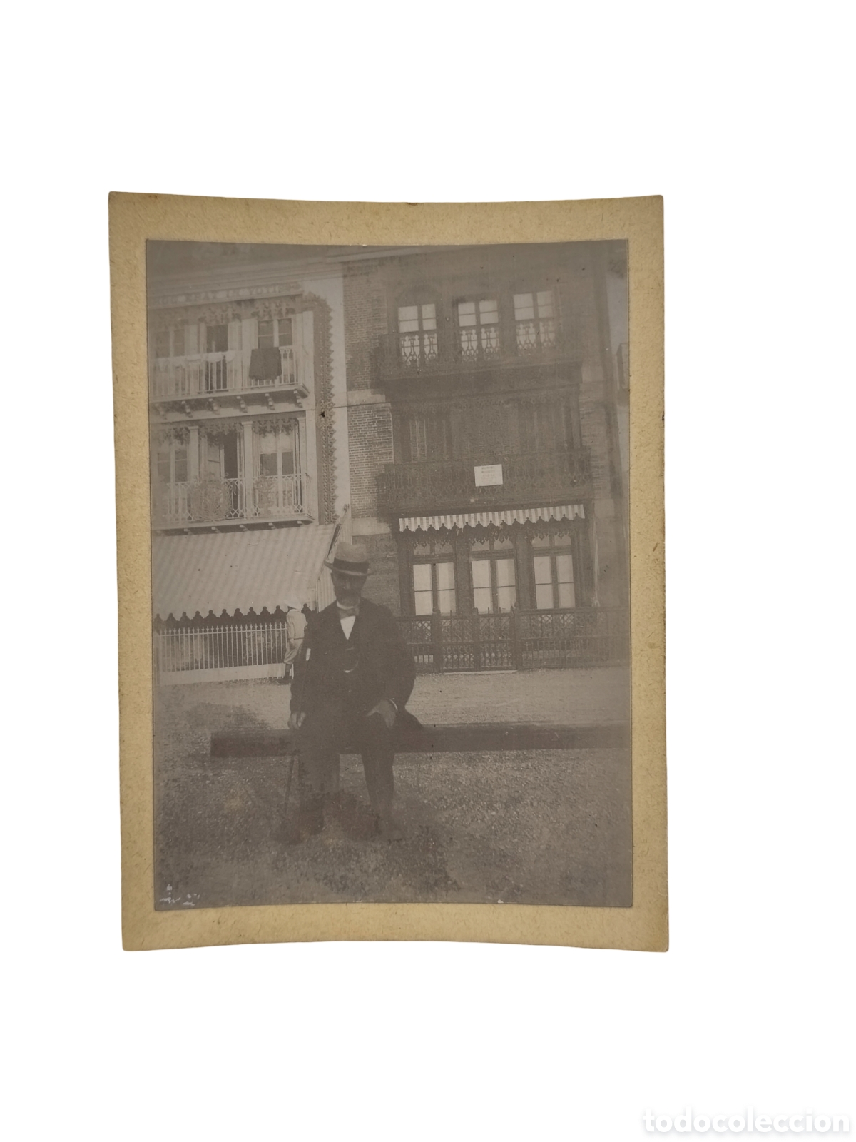Fotograf&iacute;a antigua: RETRATO MASCULINO - FOTOGRAF&Iacute;A ANTIGUA CON ESCENA DE &Eacute;POCA - C. 1920