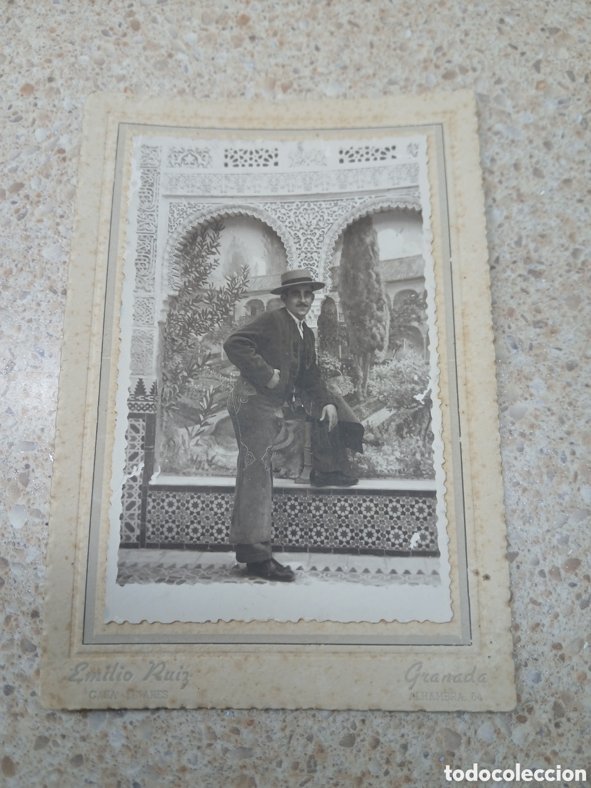 Fotograf&iacute;a antigua: GRANADA EMILIO RUIZ FOTOGRAFO CASA LINARES, FOTOGRAFIA.