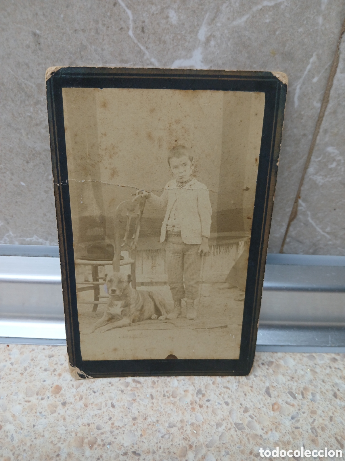 Fotograf&iacute;a antigua: FOTOGRAFIA, ALBUMINA, FOTOGRAFO PABLO ROUEDE, NI&Ntilde;O.
