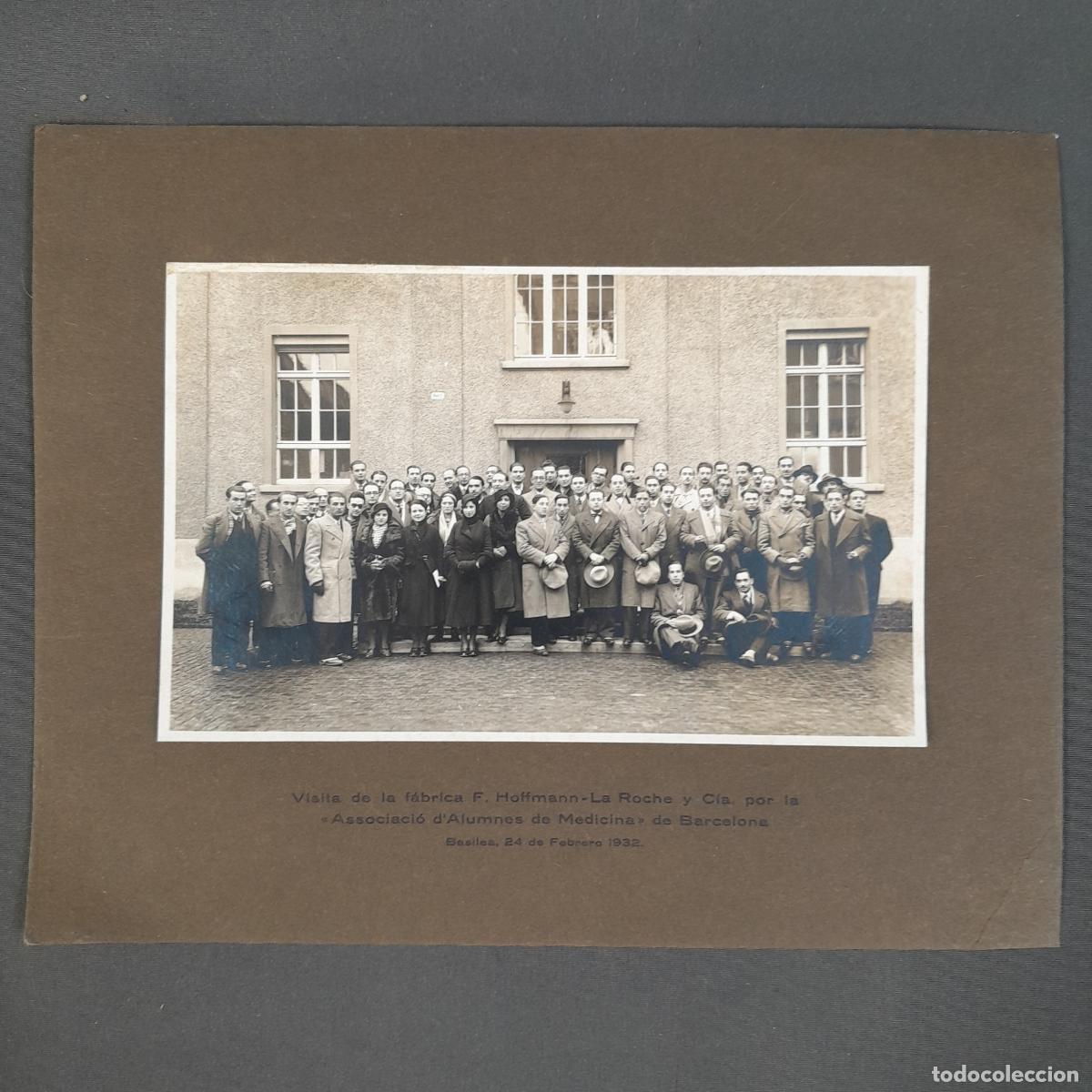 Fotograf&iacute;a antigua: FG-169. FOTOGRAF&Iacute;A GRUPAL. F&Aacute;BRICA F. HOFFMANN. ASSOCIACI&Oacute; ALUMNES MEDICINA BARCELONA. 1932. (copia)