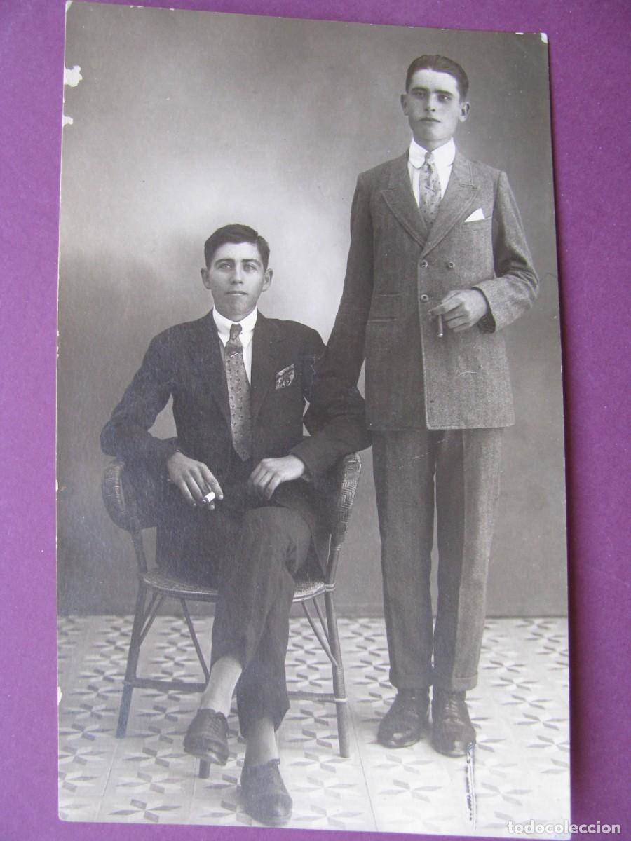 Fotograf&iacute;a antigua: FOTO DE DOS HOMBRES. NO HAY DATOS. SEPTIEMBRE 1926.