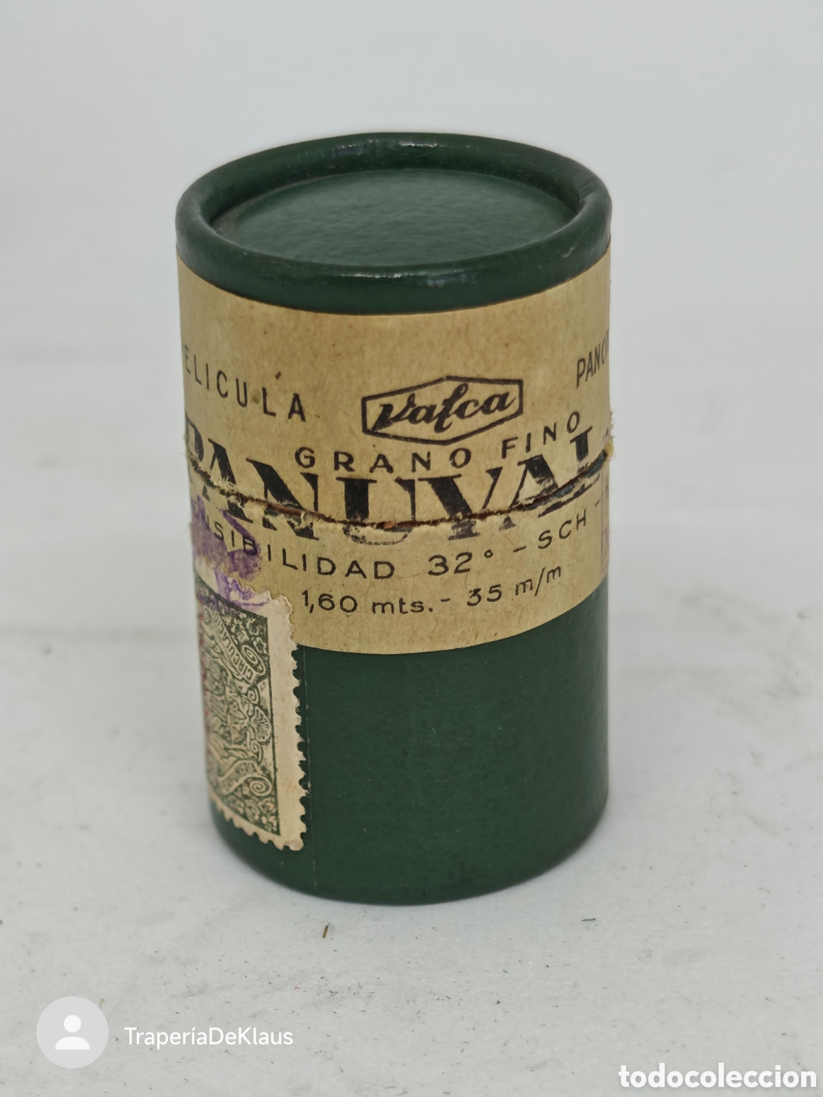 Fotograf&iacute;a antigua: antiguo carrete fotografia valca - pancromatica 1,60 - car240