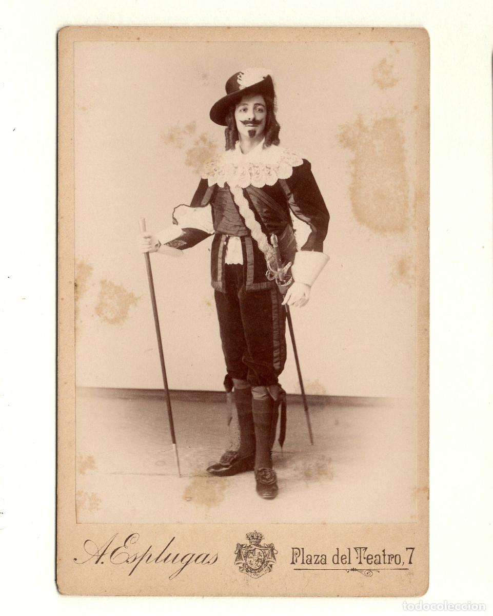Fotograf&iacute;a antigua: ENRIQUE MORERA, CYRANO. TEATRO, FOTO ESPLUGAS, BARCELONA. 10,5X16,5CM.