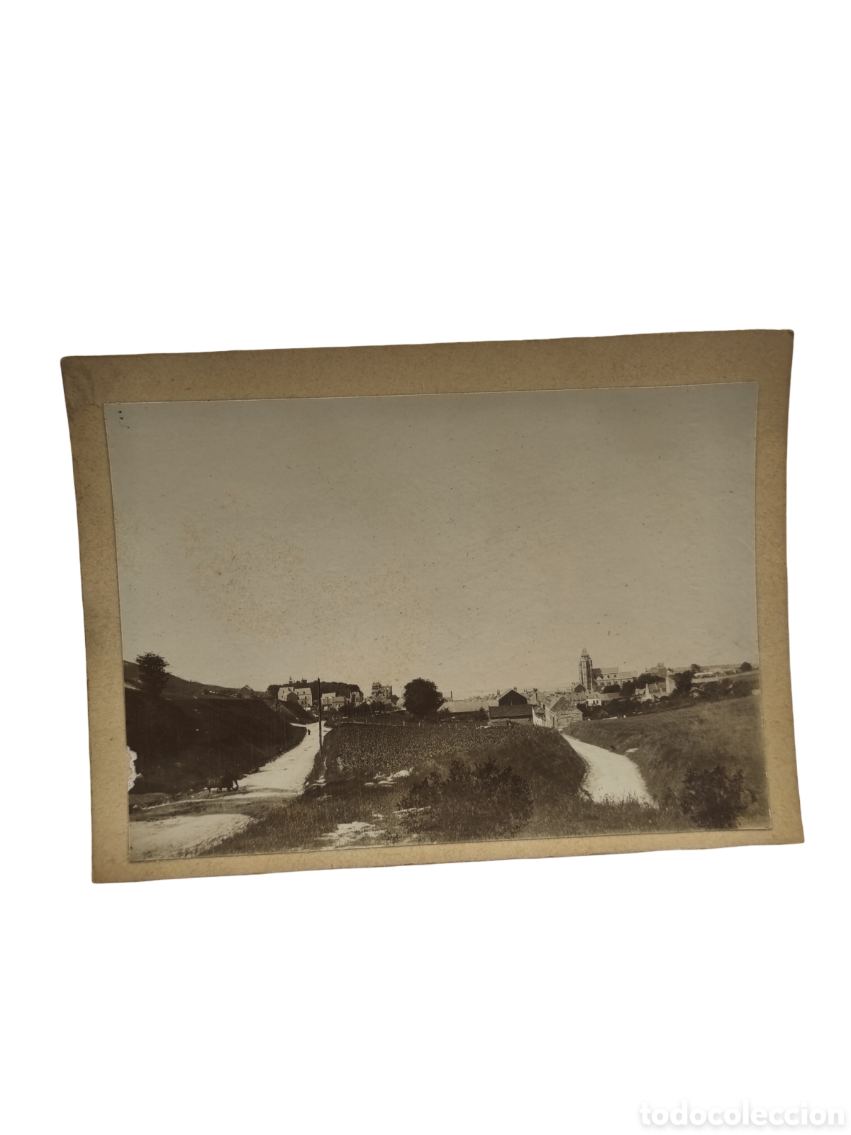 Fotograf&iacute;a antigua: CAYEUX-SUR-MER / REGI&Oacute;N DE LA BAIE DE SOMME (FRANCIA) - VISTA PANOR&Aacute;MICA GENERAL DE LA LOCALIDAD CON