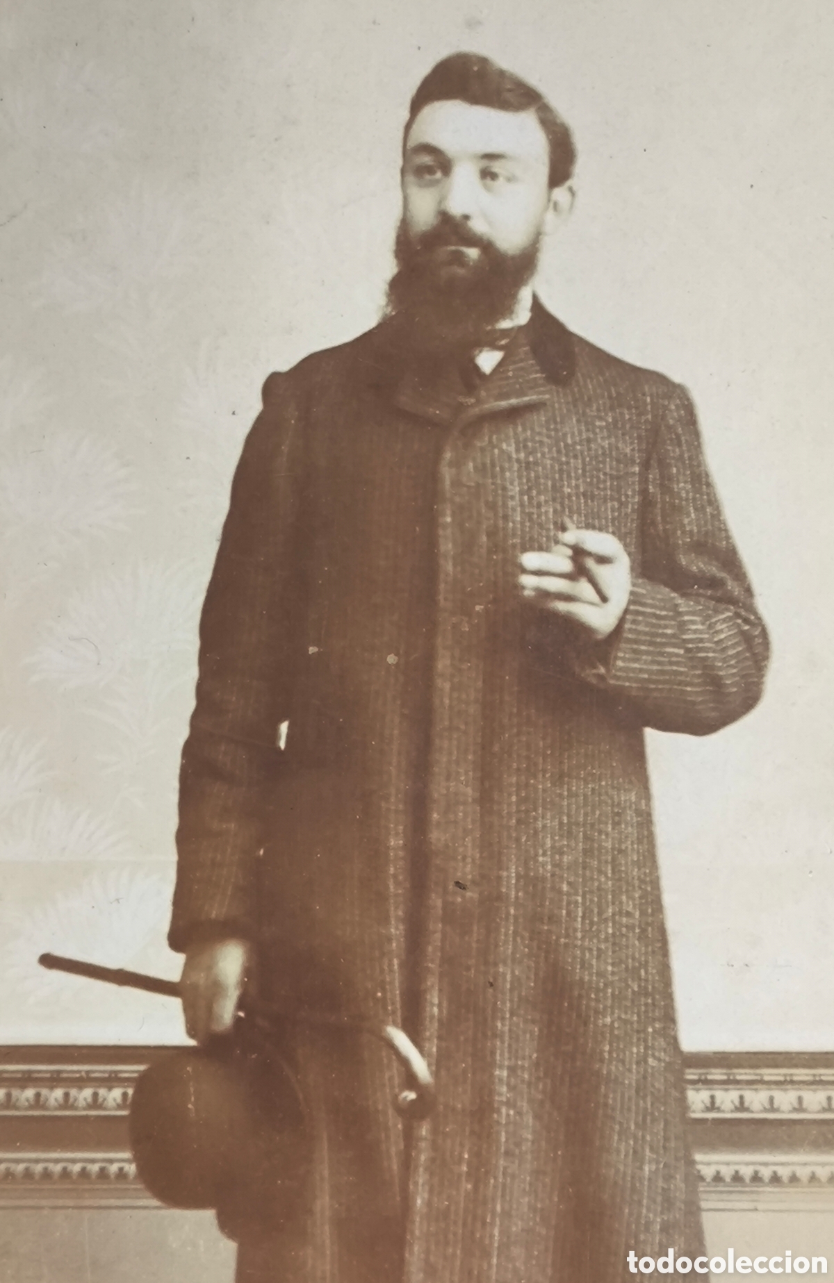 Fotograf&iacute;a antigua: FOTOGRAF&Iacute;A ALB&Uacute;MINA RETRATO DE ESTUDIO PAUL E. CHABAS PINTOR FOT&Oacute;GRAFO E. CANTOS C. 1900