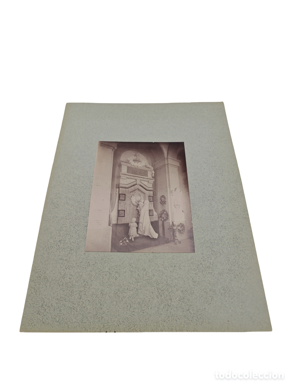 Fotograf&iacute;a antigua: MAUSOLEO DE FRANCESCO GIUSEPPE CASELLA - CEMENTERIO MONUMENTAL DE STAGLIENO (G&Eacute;NOVA) - FOTOGRAF&Iacute;A OR