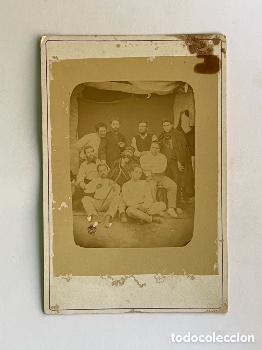 Fotograf&iacute;a antigua: NOVELDA. JOS&Eacute; MAROSI Fotograf&iacute;a Art&iacute;stica.. Gentes de la Ciudad&hellip; Retrato Gabinete (h.1870?)