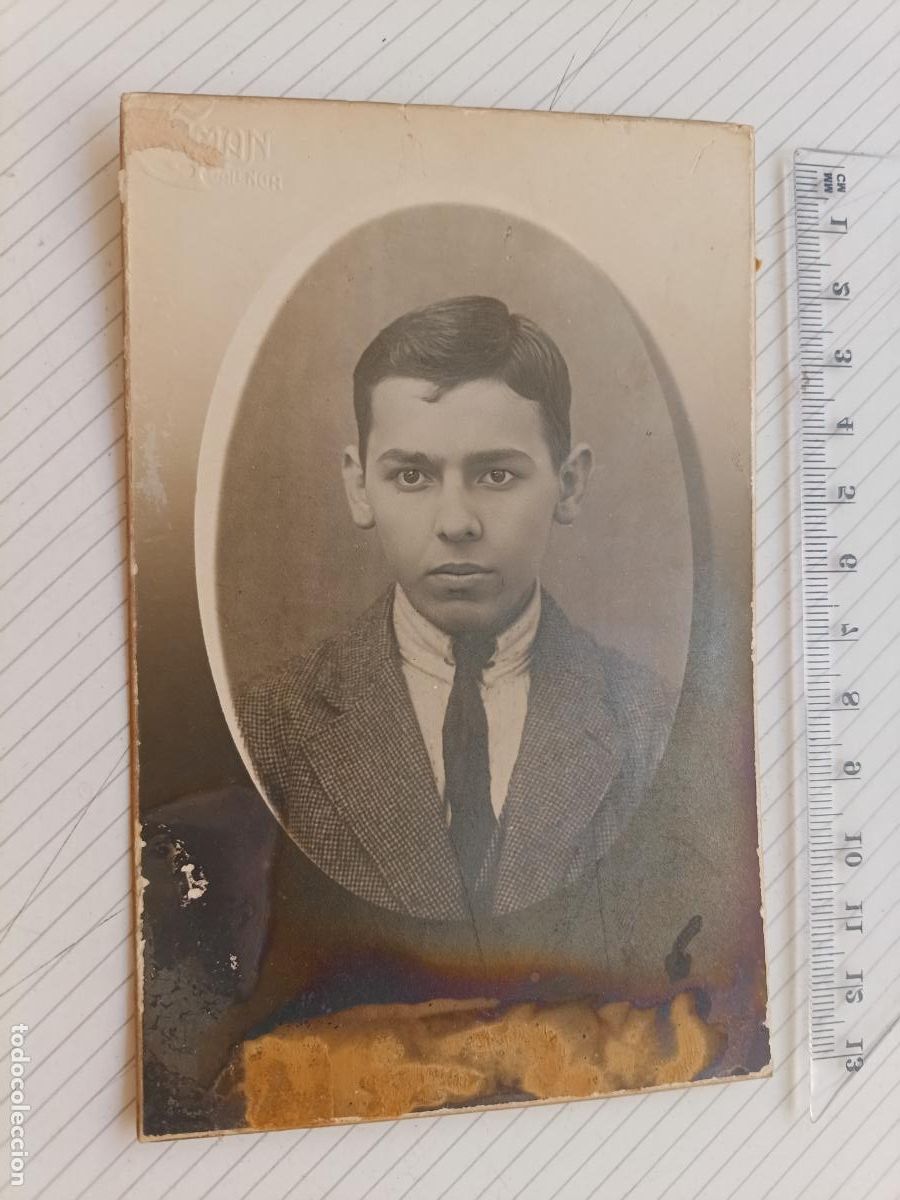 Fotograf&iacute;a antigua: Guzm&aacute;n fot&oacute;grafo, Valencia. Soporte de cart&oacute;n